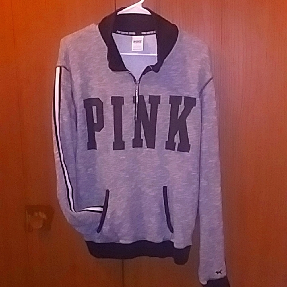 PINK, size medium, black and grey